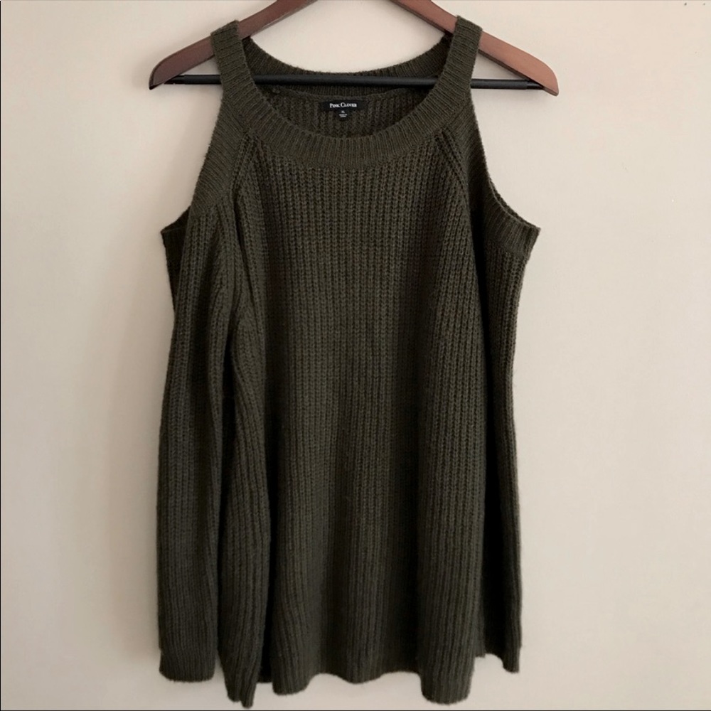 Cold Shoulder Sweater